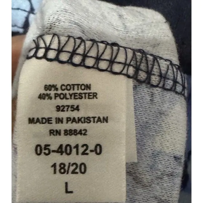 Woman Within Midi Shirt Dress L 18/20 Floral Blue Stretch Buttons‎ Boho Vacation Size undefined - Image 5