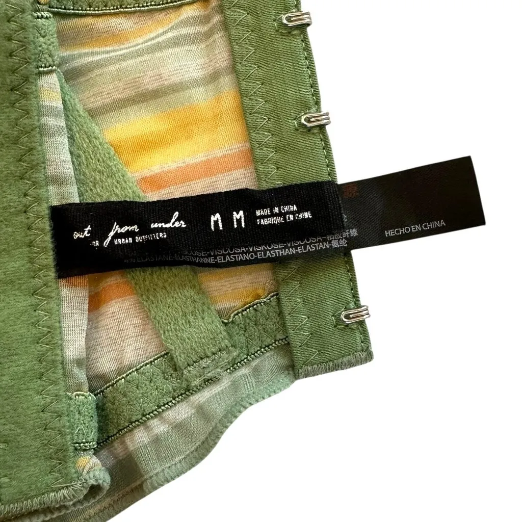 Out From Under Urban Outfitters Striped Bustier Crop Top Corset Bra Size Medium - Image 6