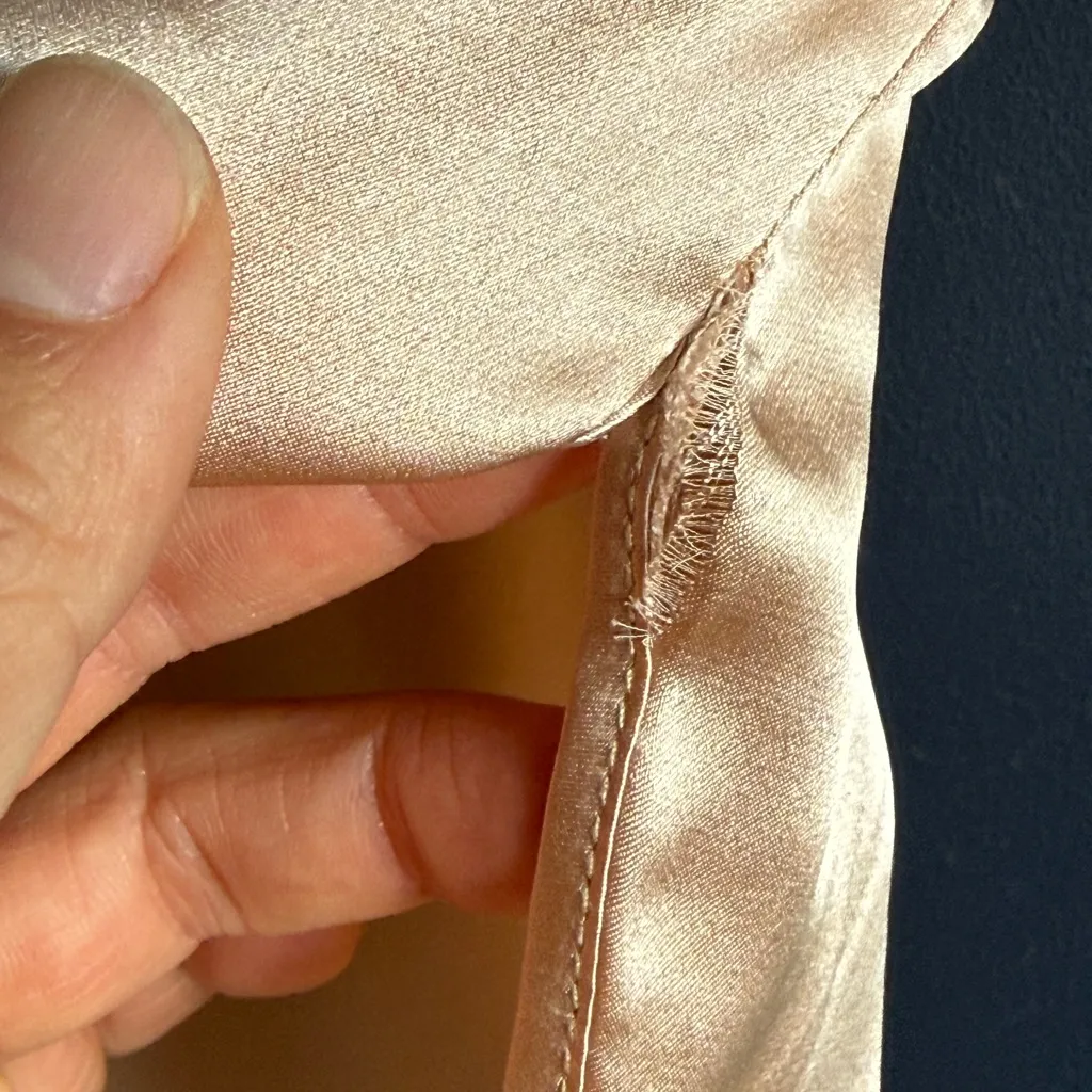 Kiki de Montparnasse Amour Lounge Tap Shorts, Size XS, Nude, 100% Silk, w/ Tags Pink - Image 9