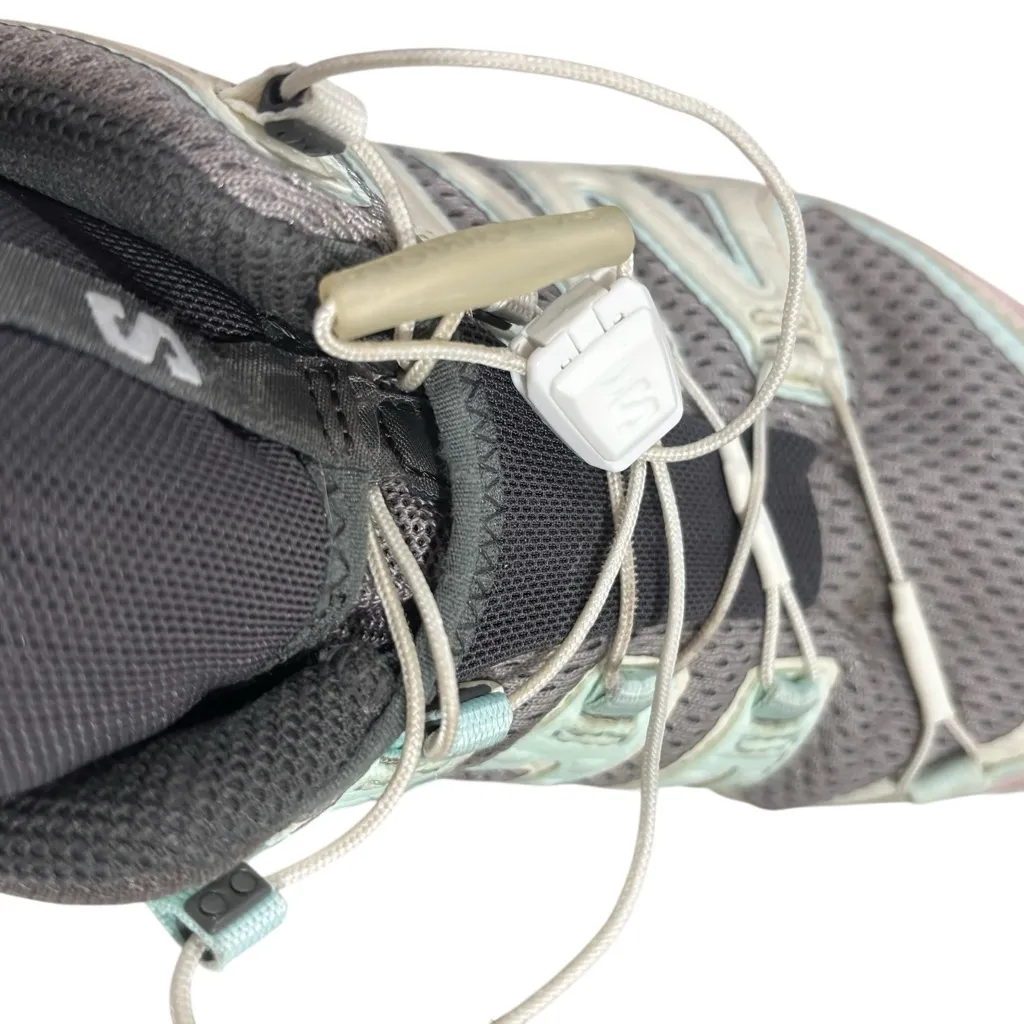 Salomon Women's XA PRO 3D Aqua and Gray Trail running Athletic Shoes Size 8 - Image 7