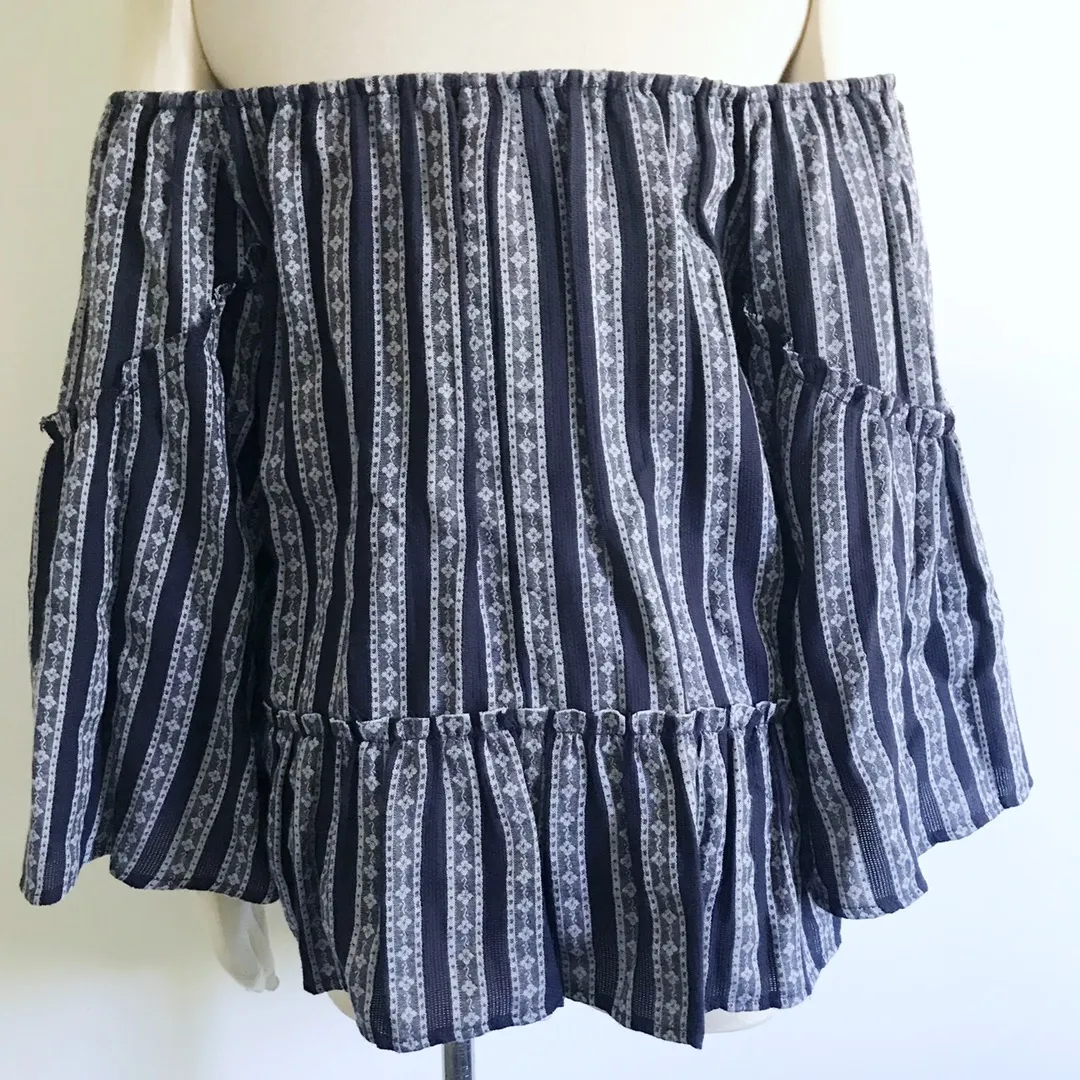 Off Shoulder Bohemian  Top - Image 4