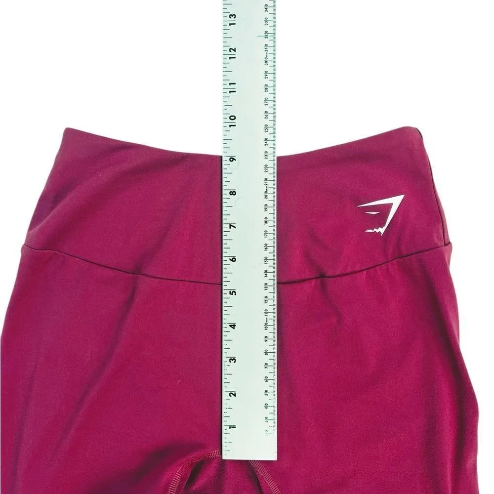Gymshark Elevate Maroon Leggings Medium - Image 4