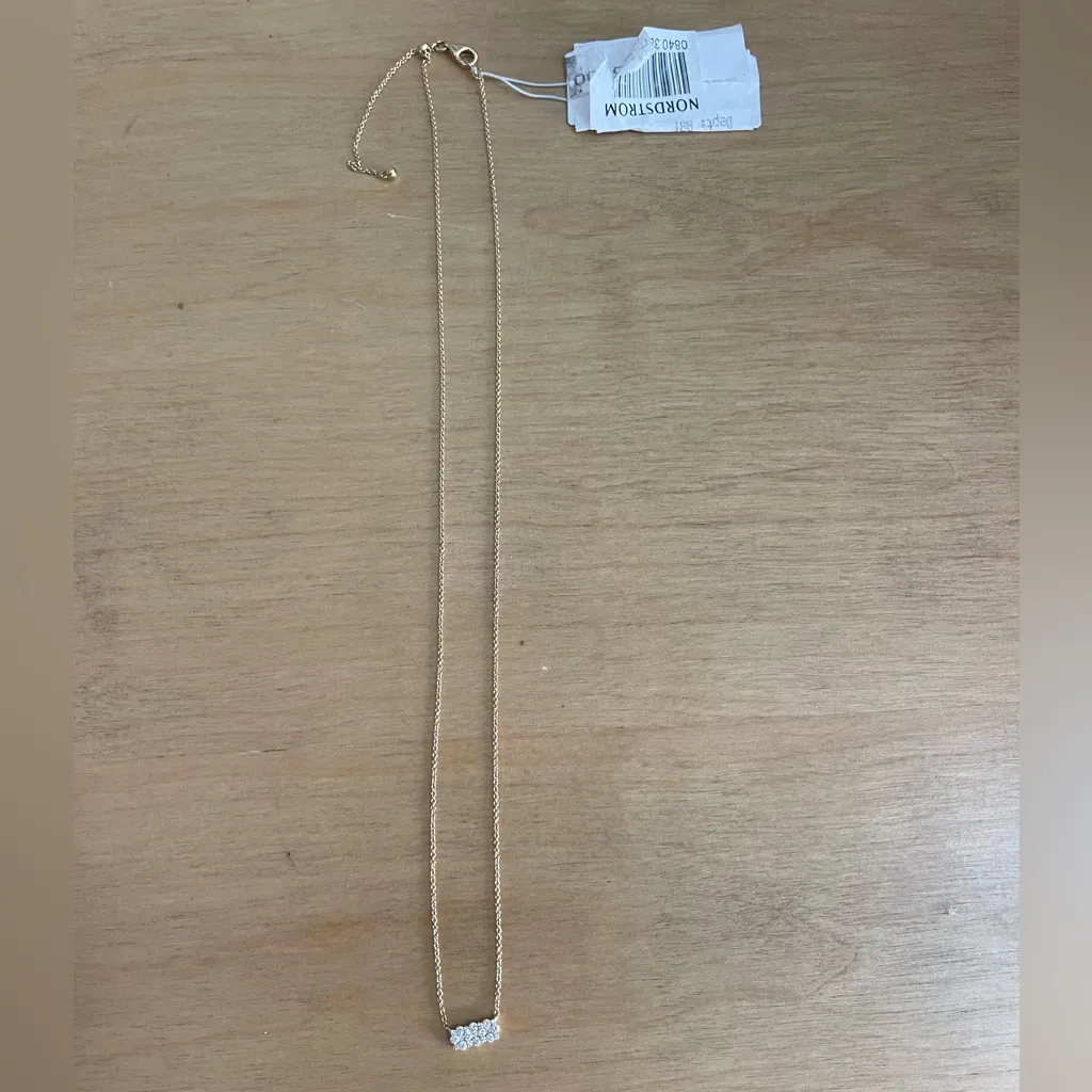 Bony Levy 18k Yellow Gold Gatsby Horizontal Diamond‎ Pendant Necklace - Image 2