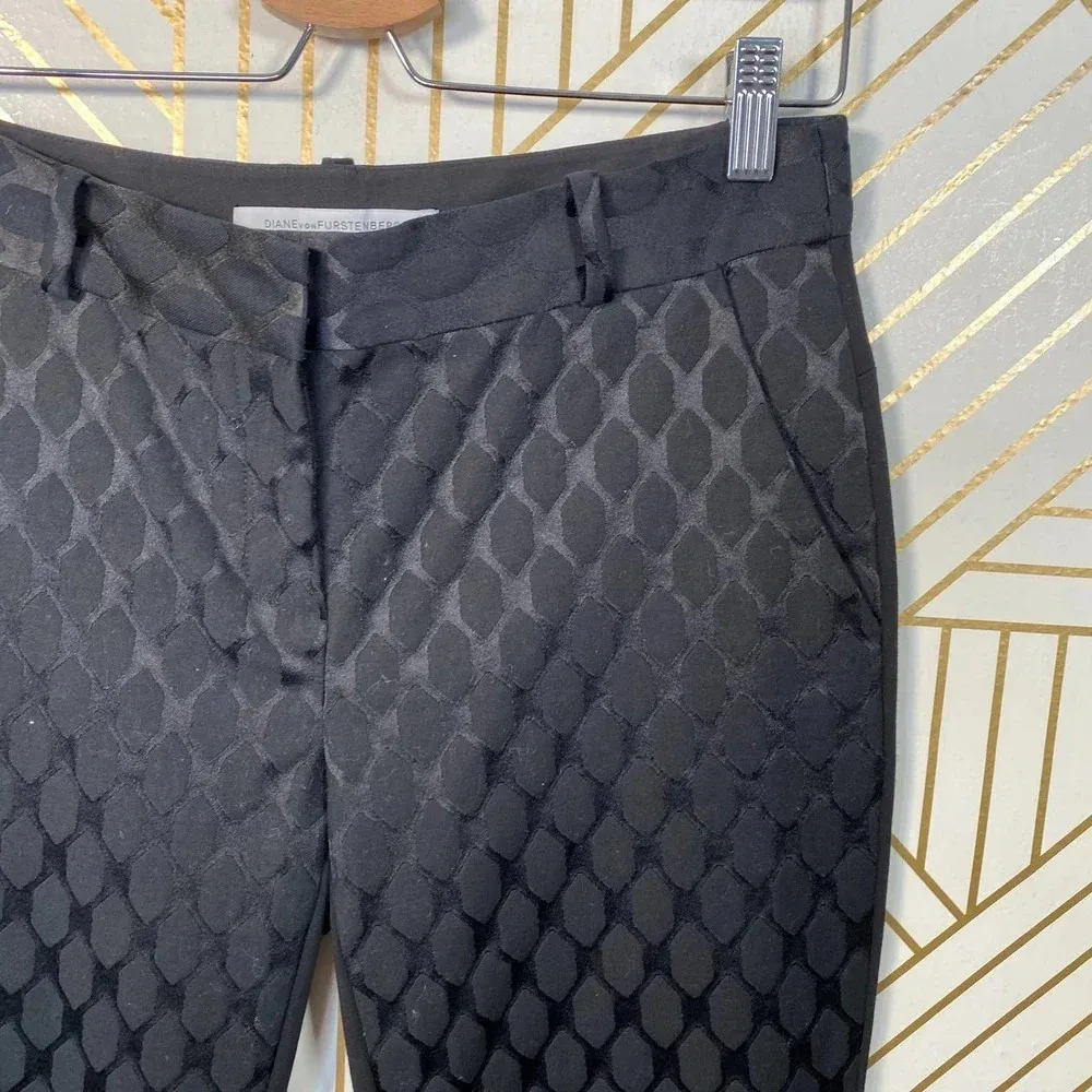 Diane Von Furstenberg  Mary Faille Black‎ Pants - Image 6