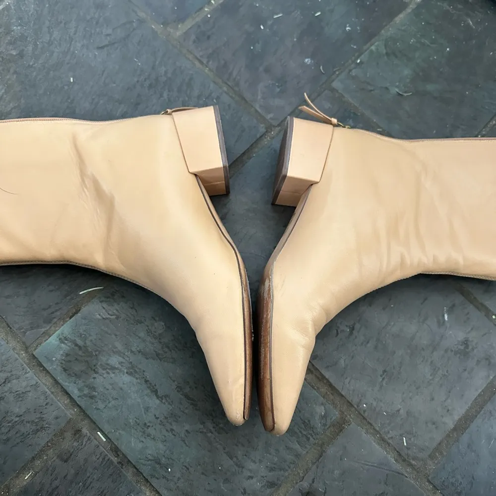 J Crew Roxie ankle boots tan leather Size 8 - Image 5