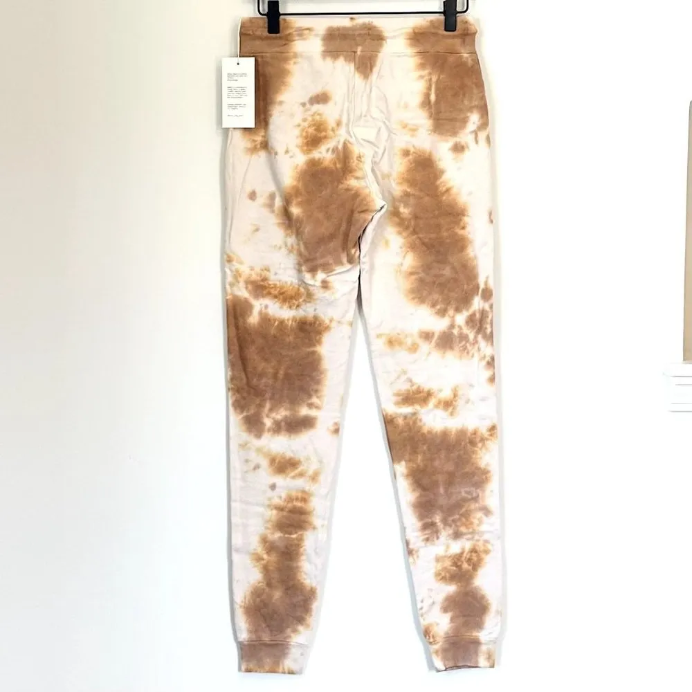 NWT MATE the Label Brown/Tan Tie Dye Organic Terry Classic Jogger - XS - Image 7