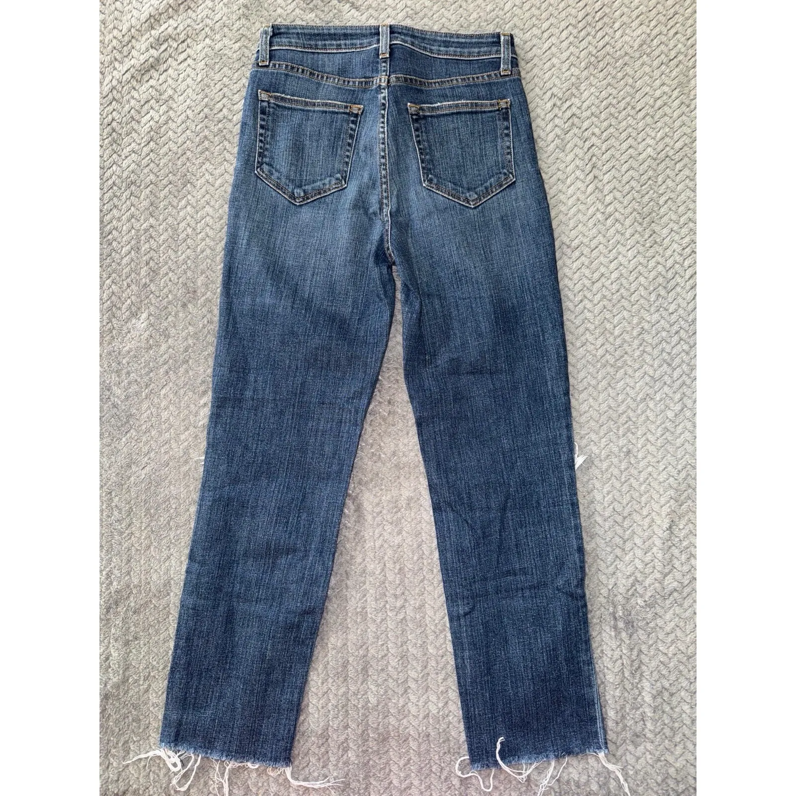 L'AGENCE AUDRINA‎ HIGH-RISE STRAIGHT Taille Haute Droit Jeans Size 26 - Image 4