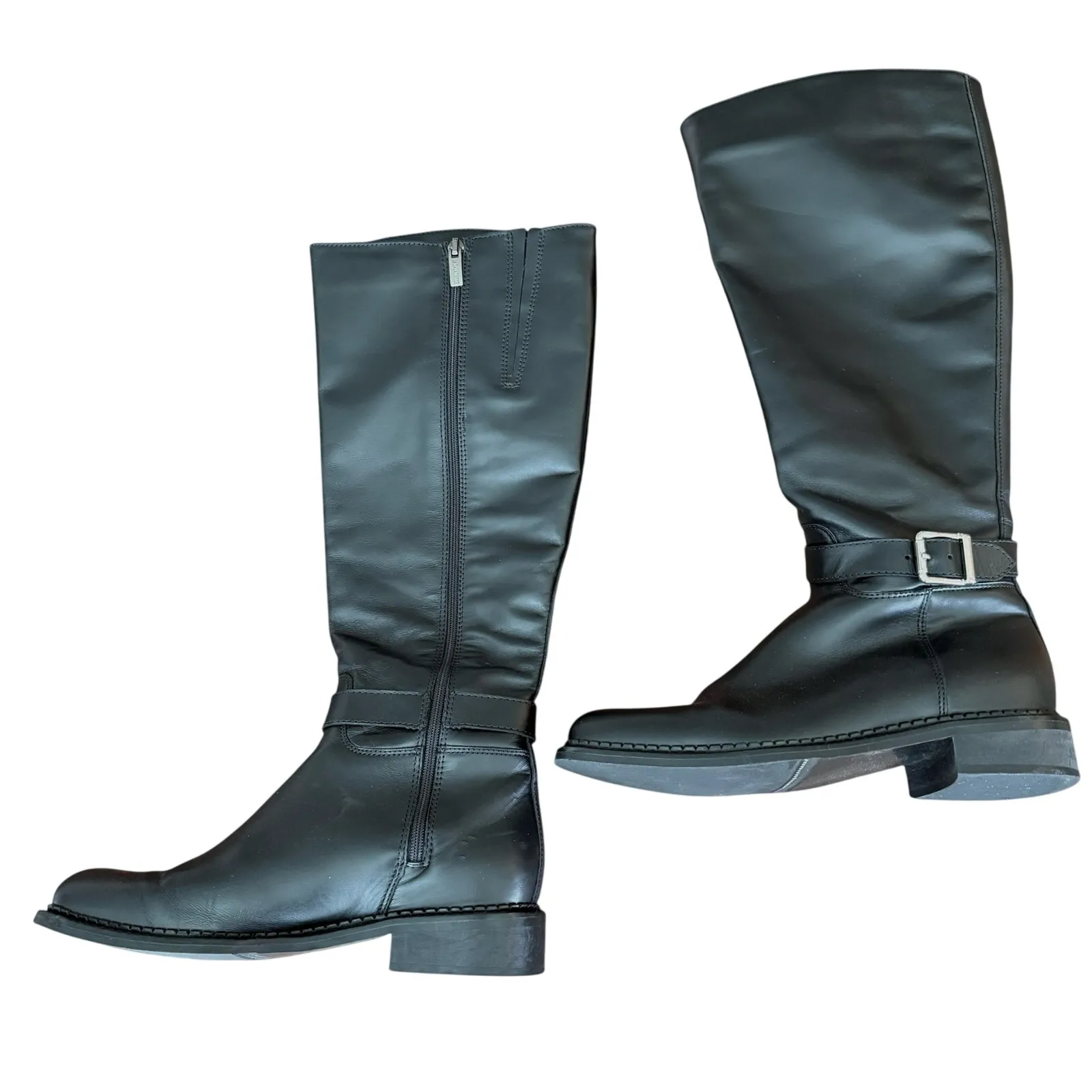 La Canadienne Stevie Leather Knee High Boot Black size 7.5 - Image 3