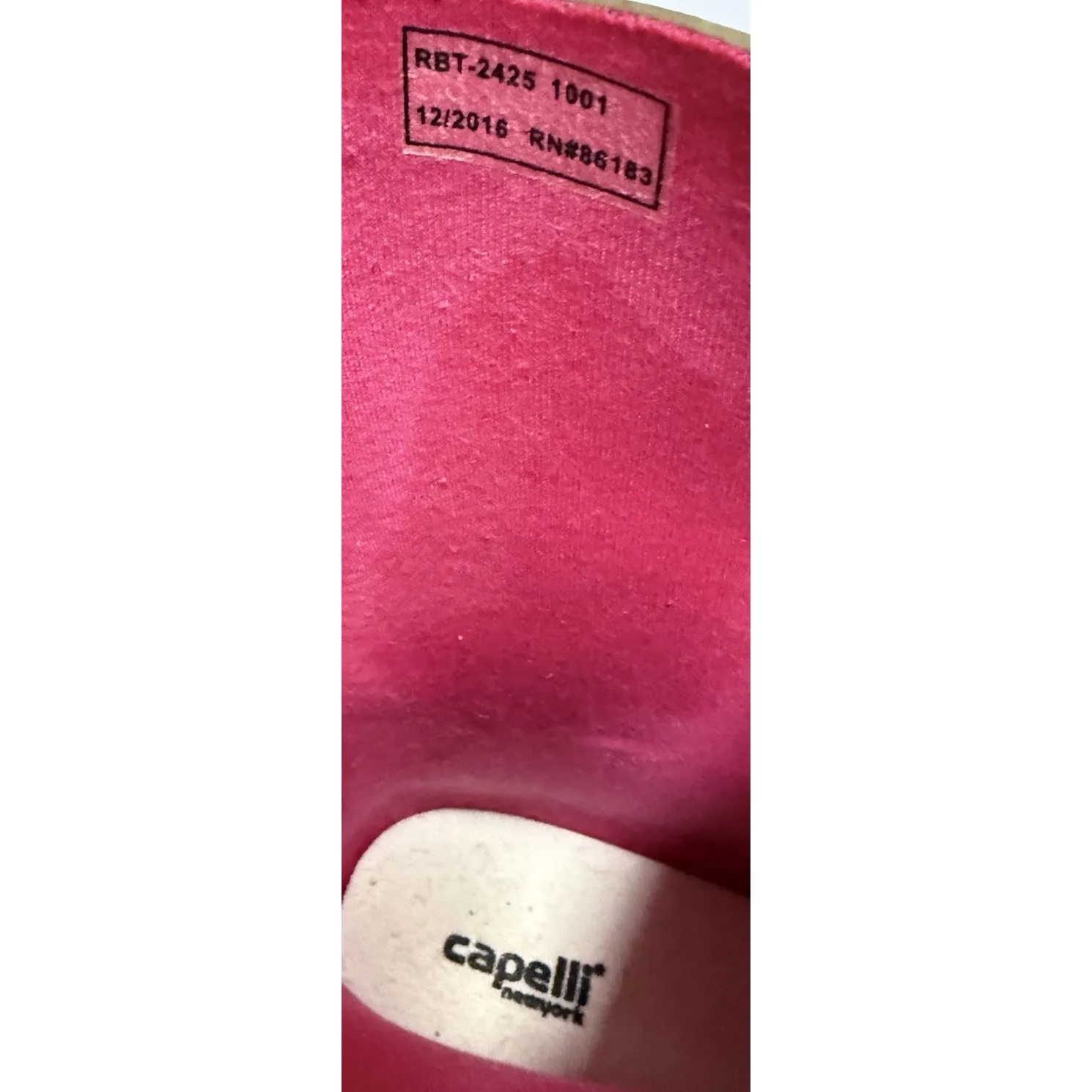 Capelli New York Women's Gray Rain Boots Size 9 Buckle Pink Lined NWT - Image 14