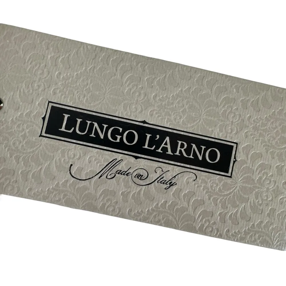 Lungo L'Arno NWT White Beaded 100% Linen Tank Blouse Made In Italy Size L Size L - Image 5