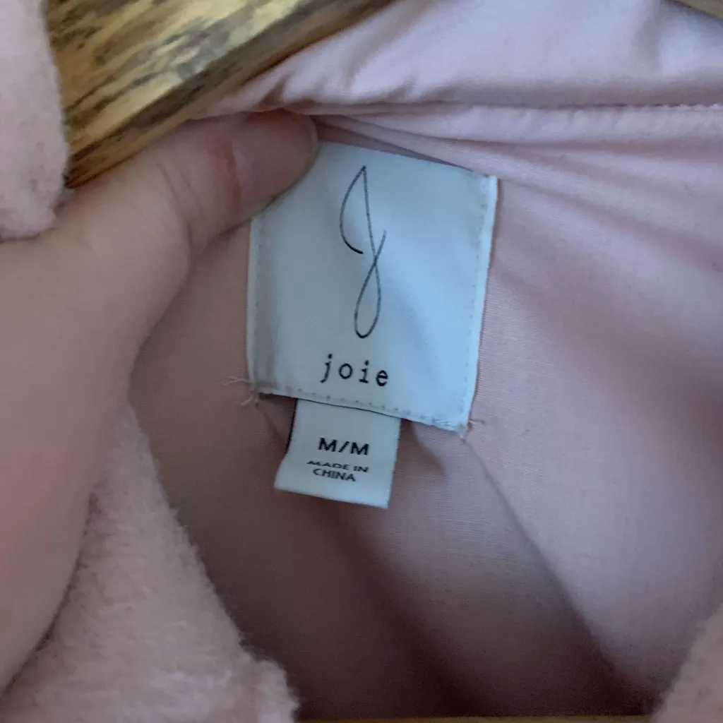 Joie  pink button down collar shacket CP‎ - Image 4