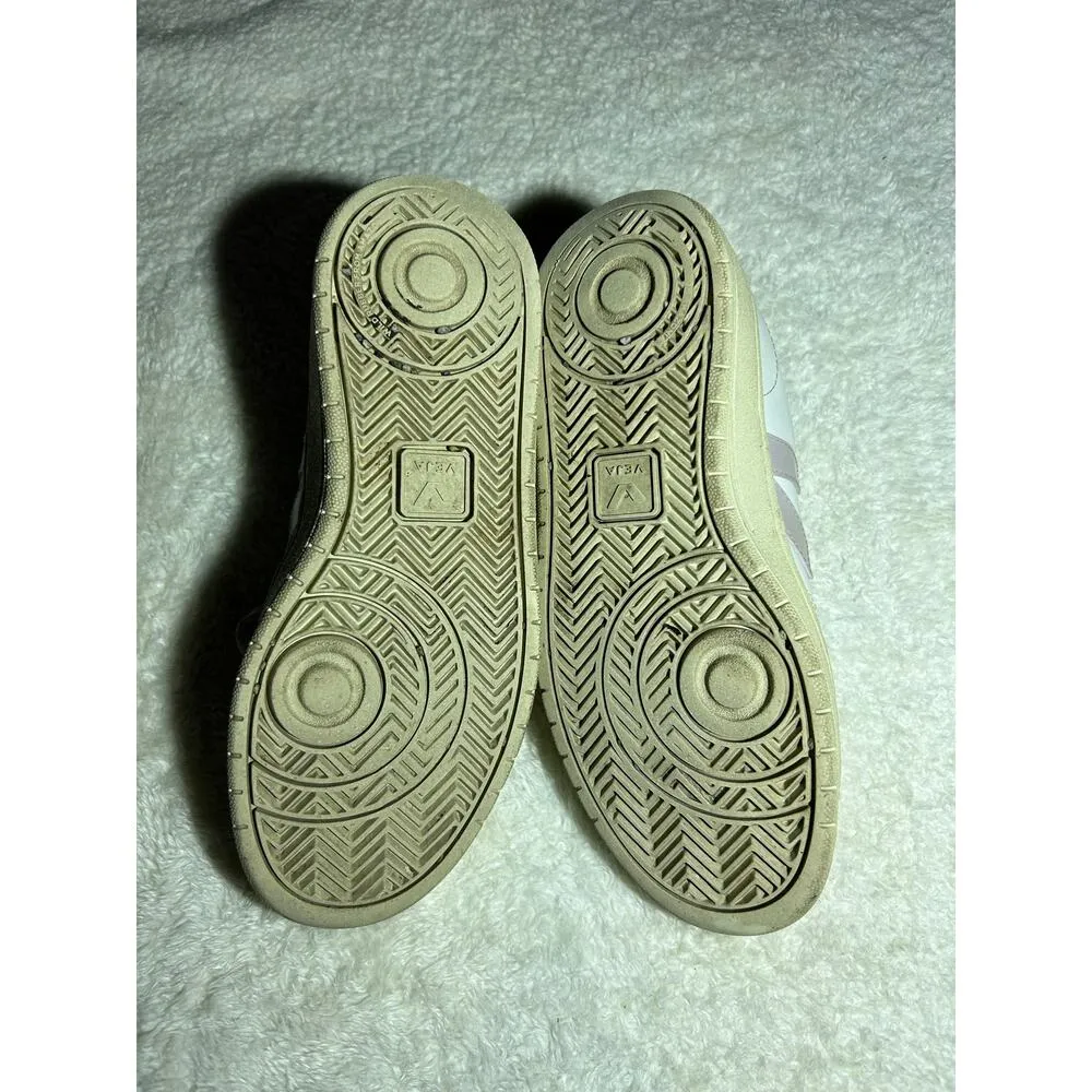 Veja V-12 Leather Coloblock Sneakers Size 6 - Image 7