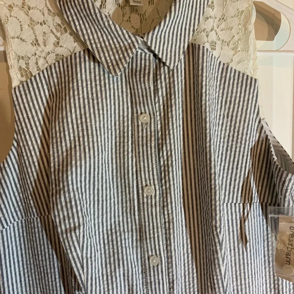 Dressbarn Women Stripe Summer dress Sz10 - Image 4