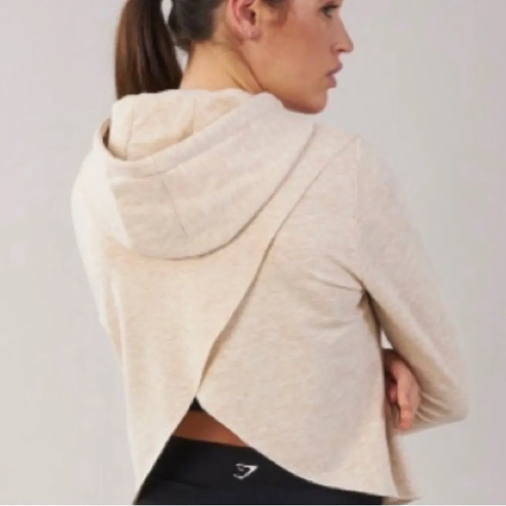 Open Back Drawstring Hoodie Size Small - Image 2