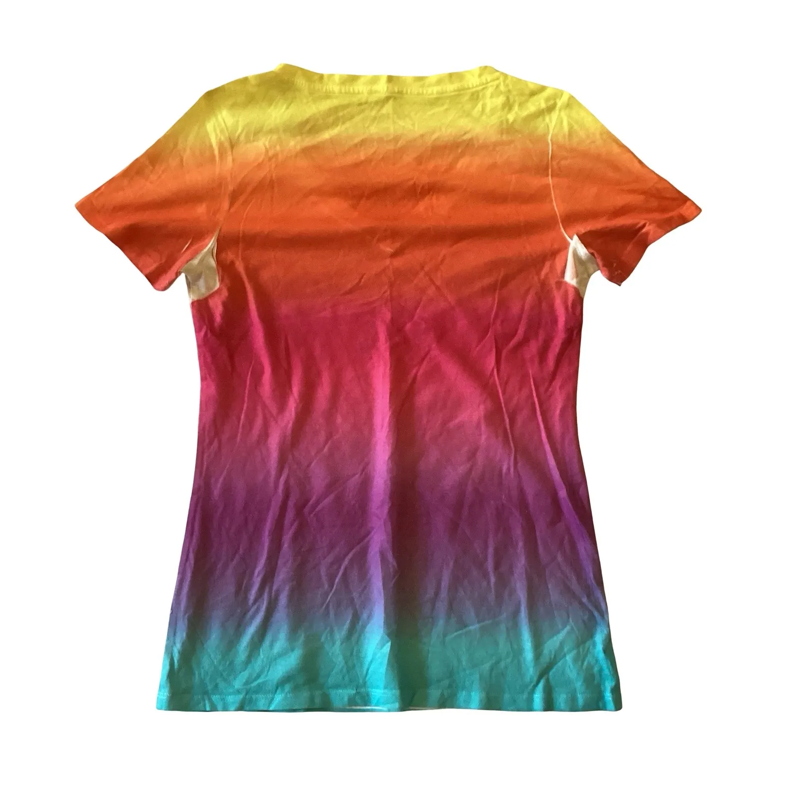 Ombré Tiger Graphic Tee Blue Size M - Image 6