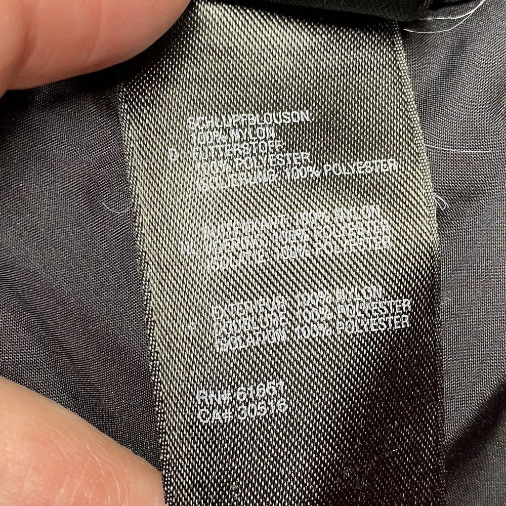 The North Face Jacket Womens Medium Navy/Gray Coat Ski Puffer Full Zip Primaloft - Image 9