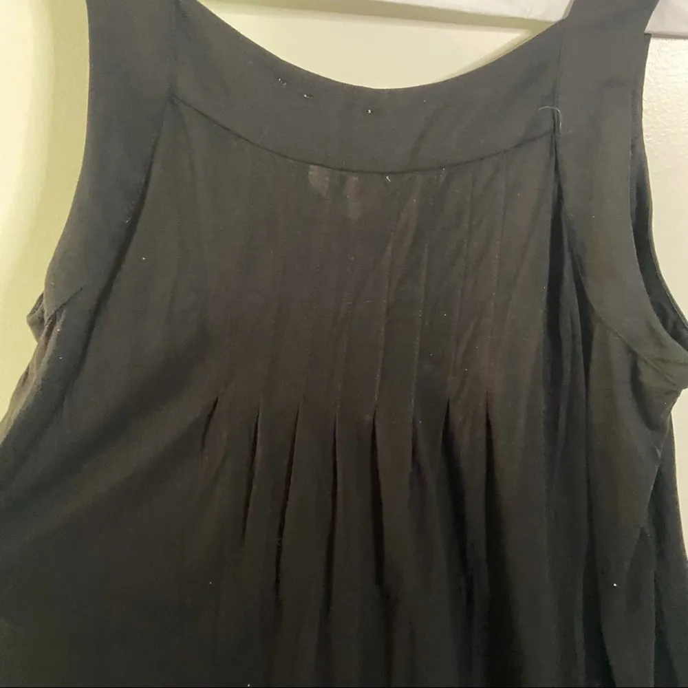 Anthropologie Meadow Rue Black Basic Flowy Tank - Image 8