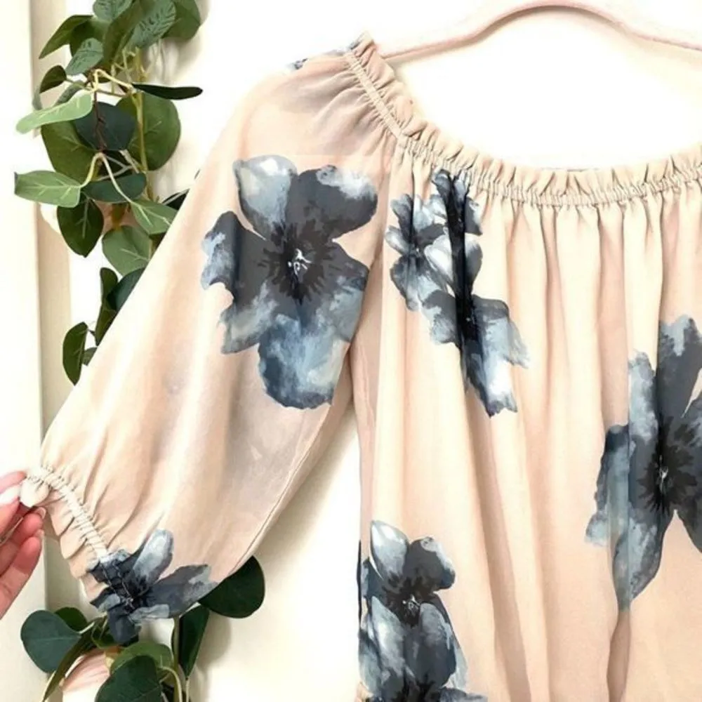 WINSTON WHITE Tan Floral Romper‎ - Image 4