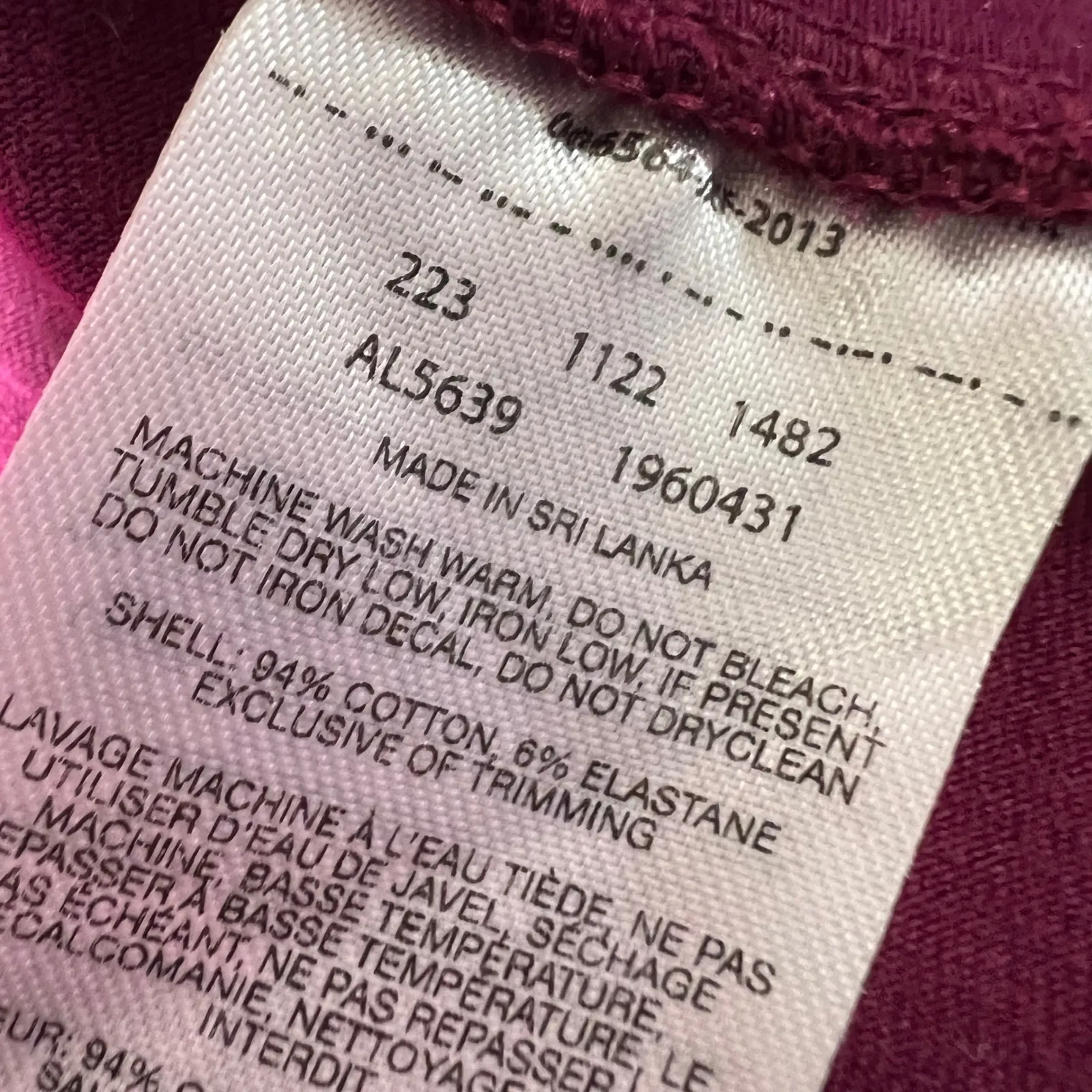 Columbia Leggings Cargo Jogger Pants Women's XXL Burgundy Cotton - Image 8