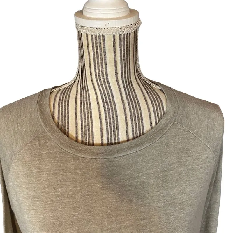 Forever 21 Women’s Light Olive Long Sleeve Pullover Casual Sweatshirt Size Large - Image 4