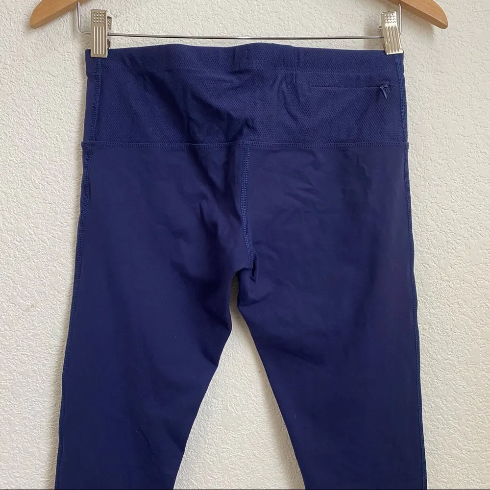 Lorna Jane Navy Mesh Waistband Tight Leggings - Image 7