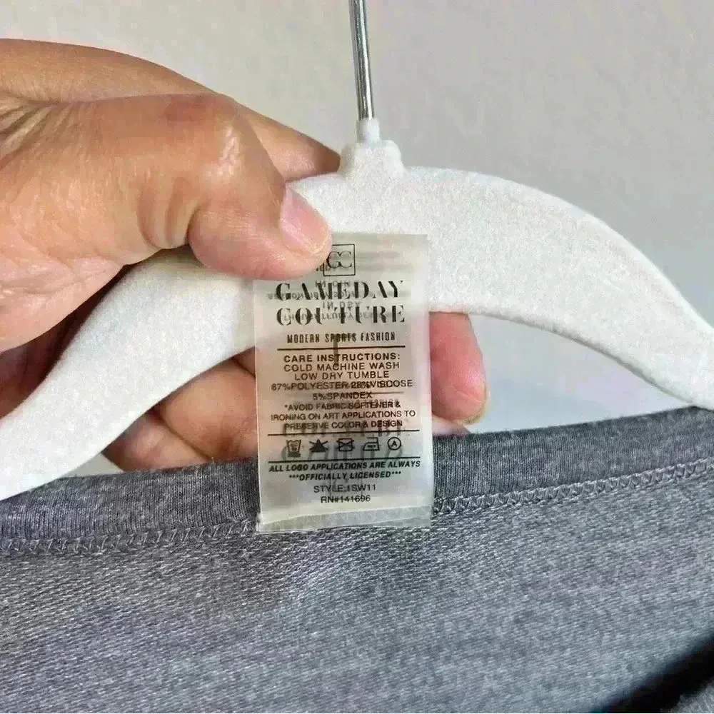 Gameday Couture Heathered Charcoal Oklahoma Sooners Long Sleeve‎ T - Image 5