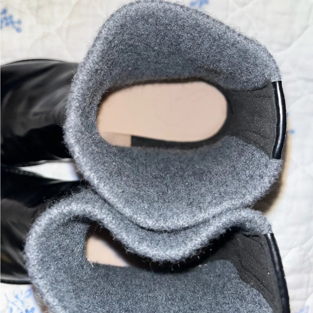 J. Crew Spazzo Rib Cuff Leather Boots sz 8 - Image 8