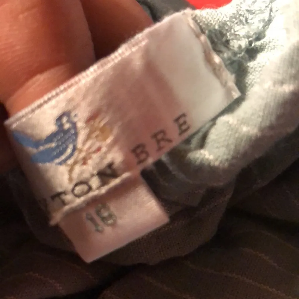 Peyton Bree jumpsuit romper stripped baby blue romper tank top size 16 clothing​ - Image 11