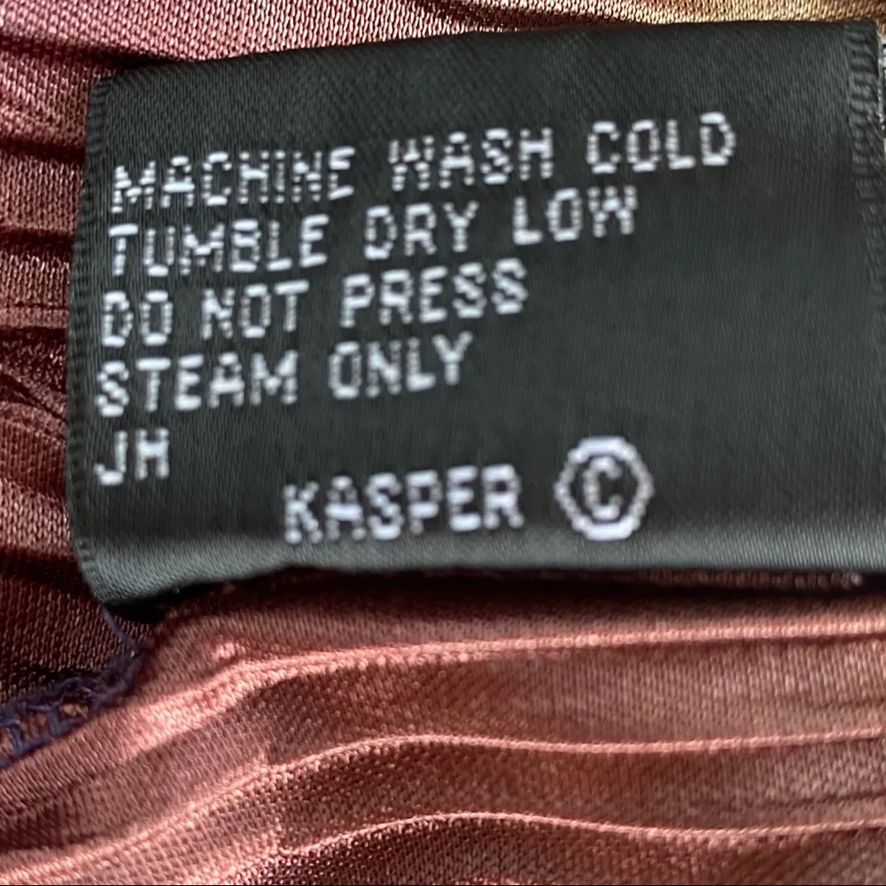 Kasper Pleated Top Purple - Image 11