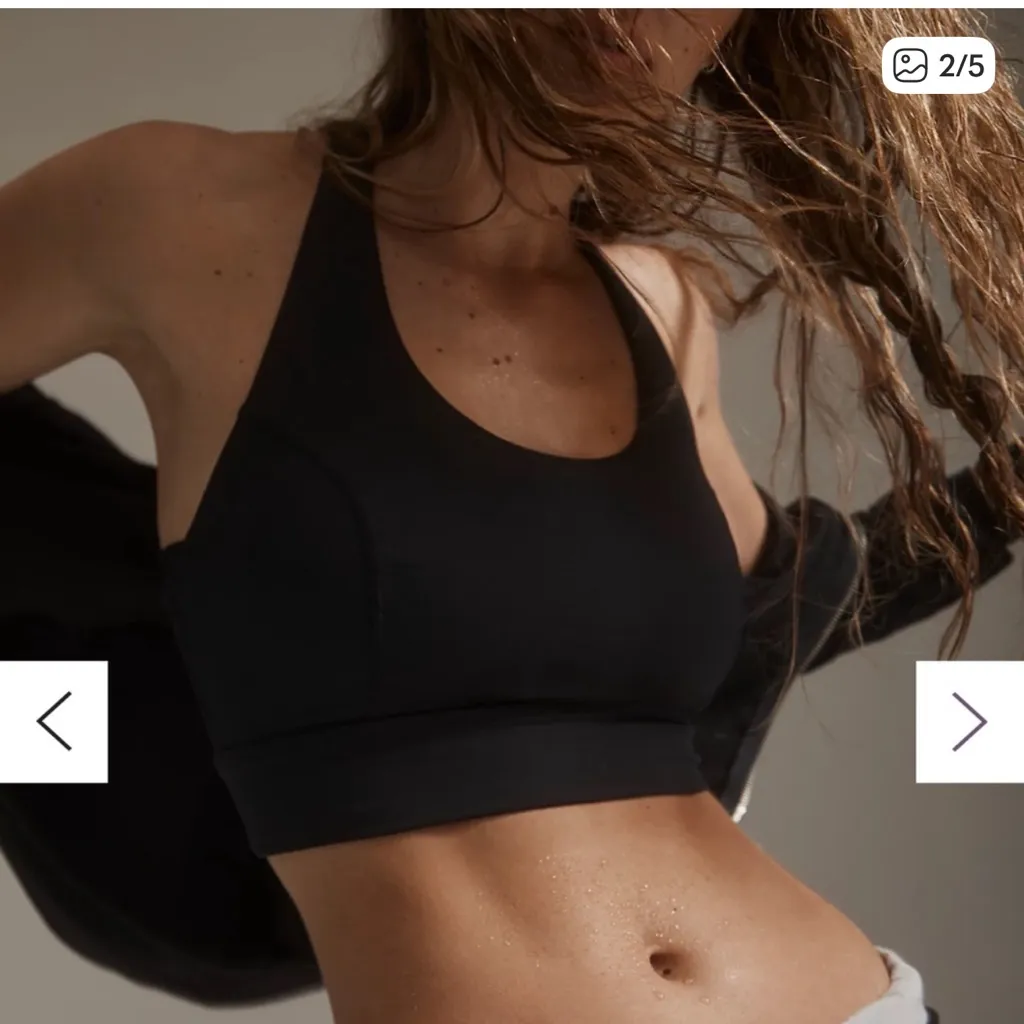 Free People FP Movement Synergy Crop Sports Bra Pale Purple Women’s Small - Image 7