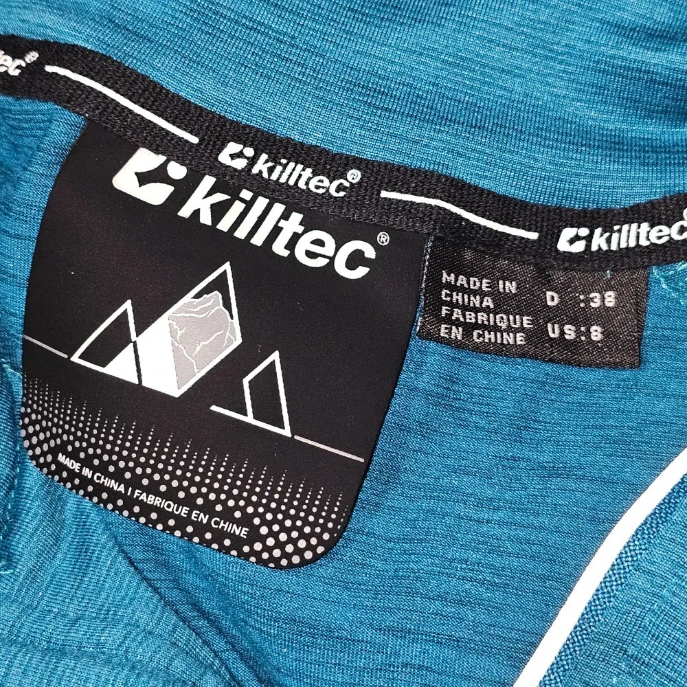 Killtec Womens Blue 1/4 Zip Pullover‎ 8 - Image 4