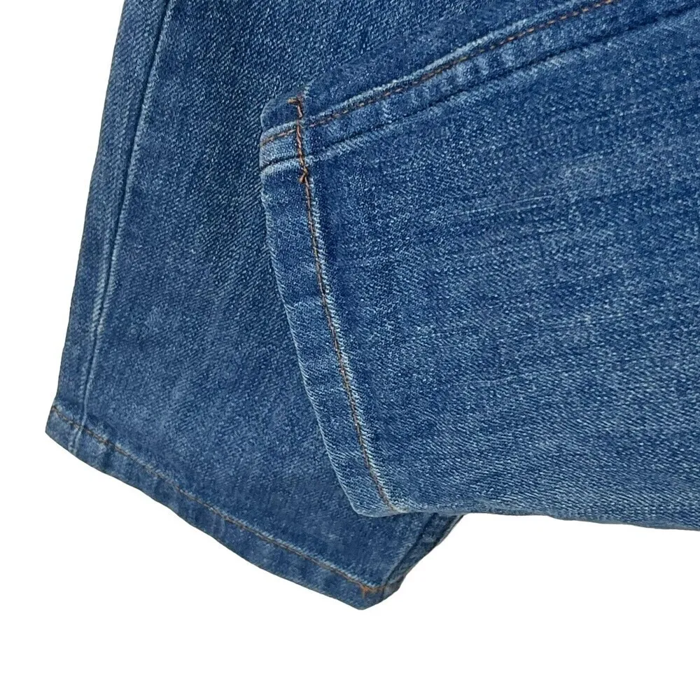 A.P.C. Jean High Standard Women’s Size 26 Medium Wash Mid Rise Skinny Stretch Blue - Image 7