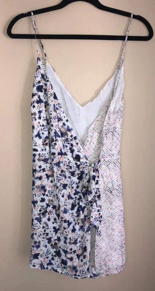 NWT L Space Maria Blue Romper Cover Up - Image 10