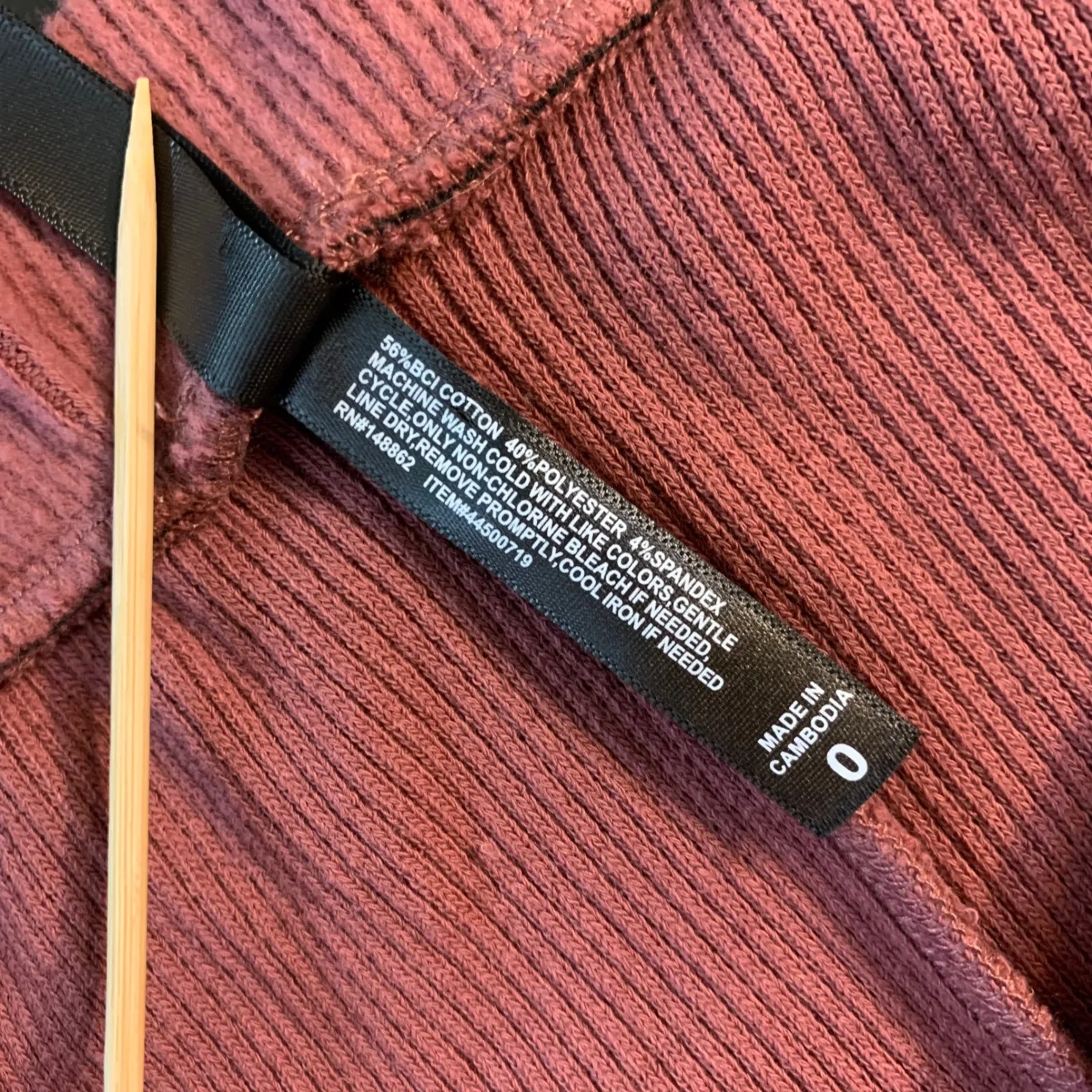 Torrid Sleep 0 Ribbed Wide Leg Lounge Pants Mauve Pink Large Soft Cozy Cabincore - Image 5