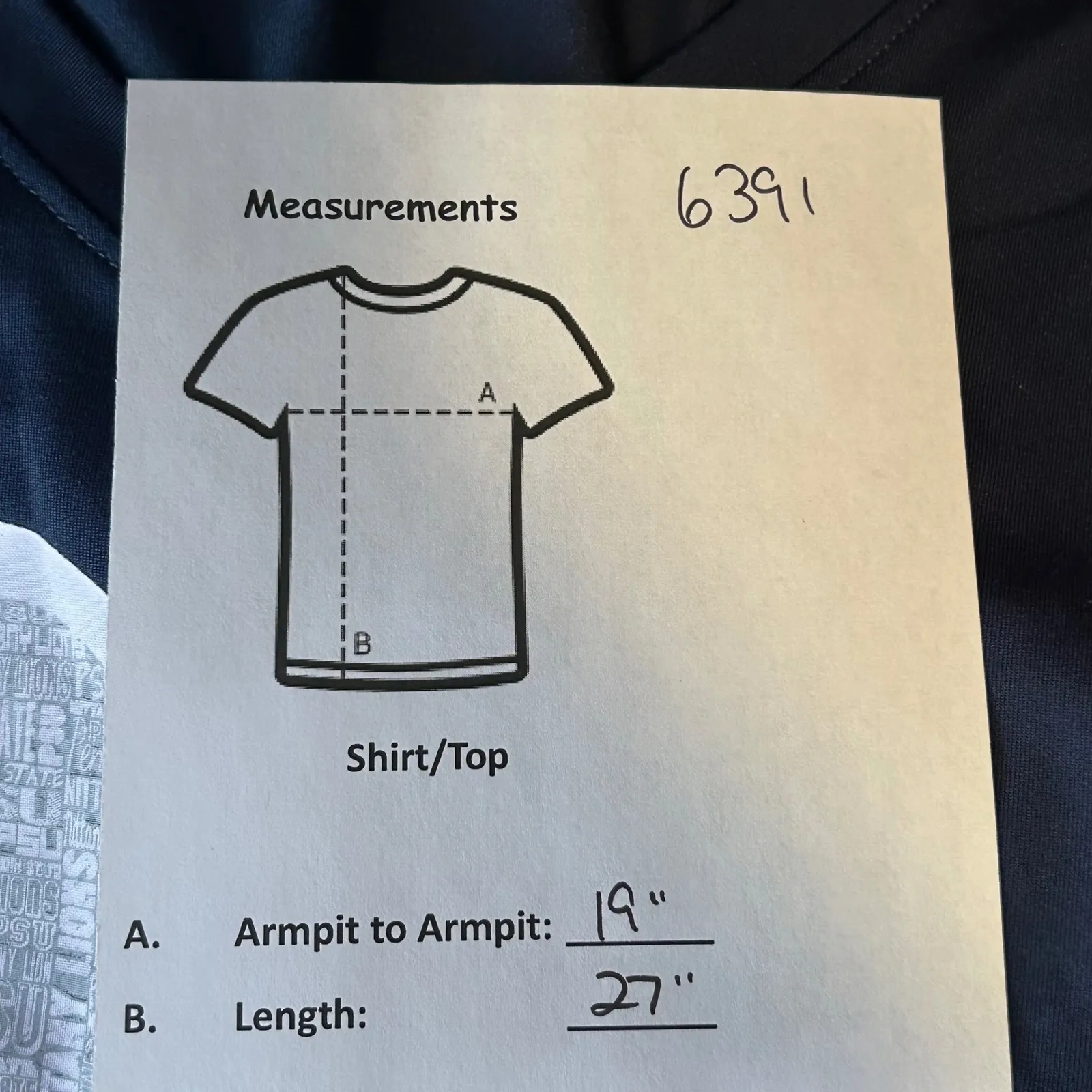 J America Navy Blue Penn State Nittany Lions Paw Print Long Sleeve Shirt Large - Image 9