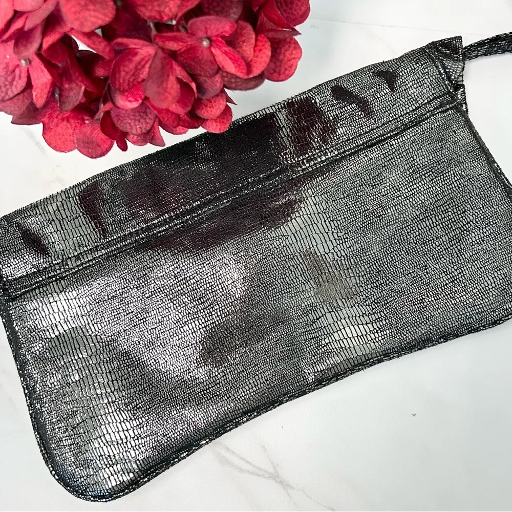 Steve Madden Silver Evening Clutch - Image 4