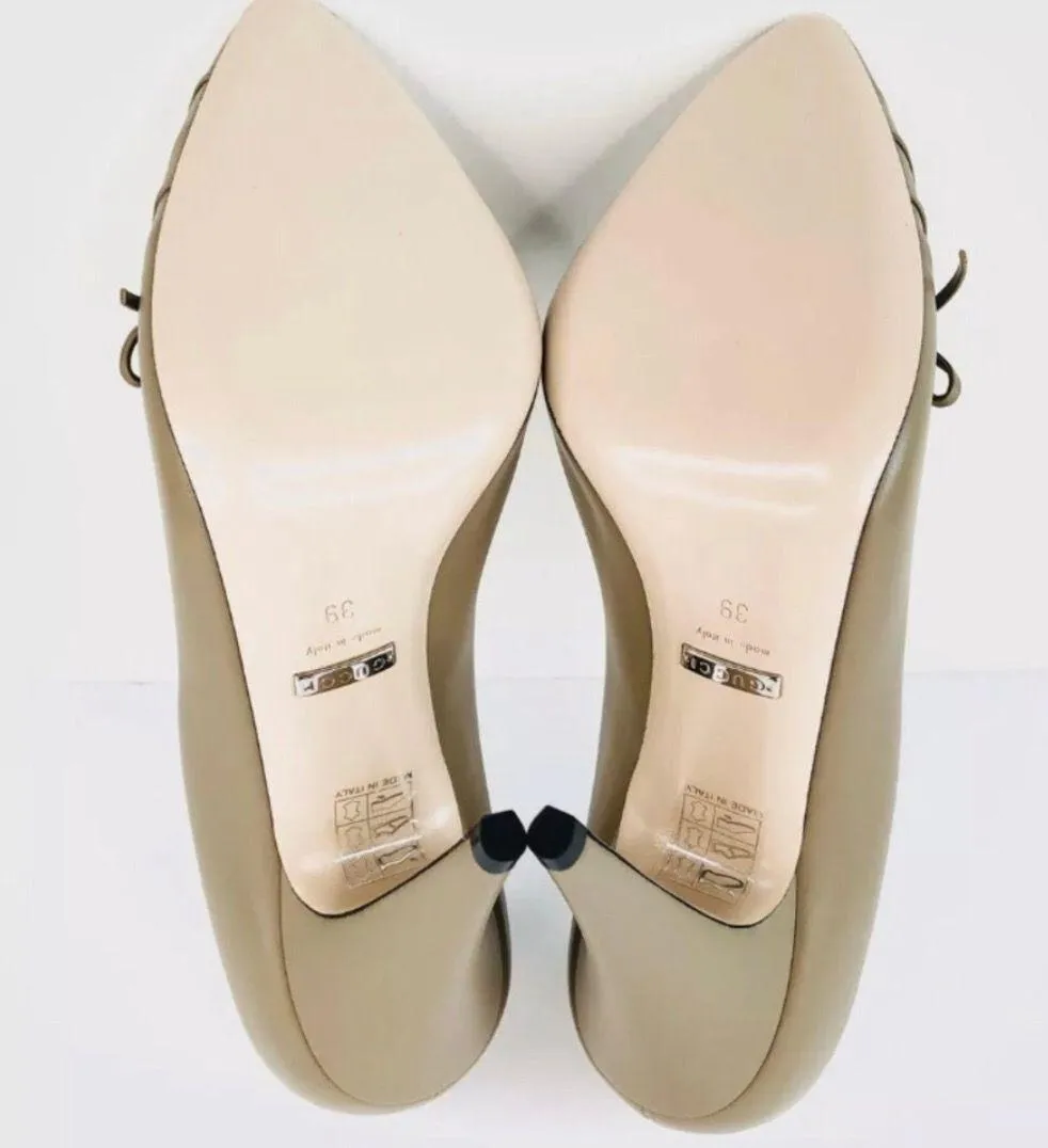 Charlotte Mud Taupe Pumps - Image 7