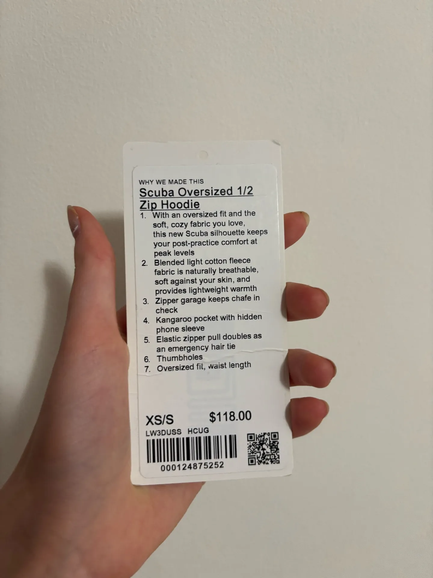 Lululemon Scuba Half-Zip Hoodie Gray - Image 4