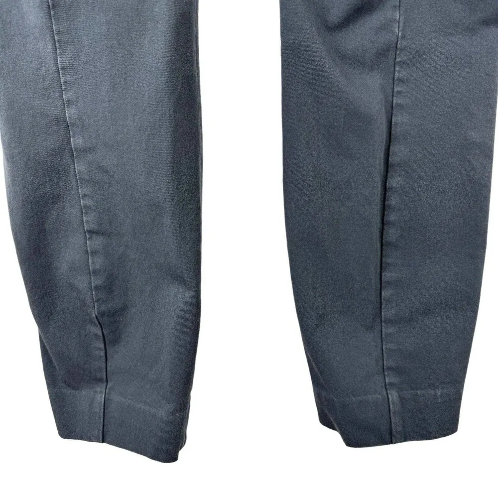 Everlane The Side-Zip Stretch Cotton Work Pant Womens SZ 8 Slate Gray Minimalist - Image 11