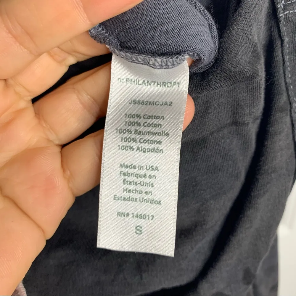 N Philanthropy sleeveless black camo camouflage jumpsuit size‎ small minimalist - Image 6