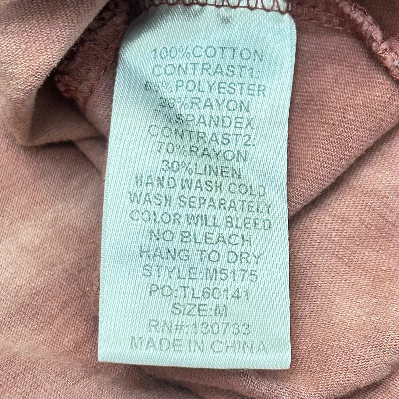 Umgee Tie Dye Distressed Frayed Hem Long Sleeve Sweatshirt Top Womens M - Image 8