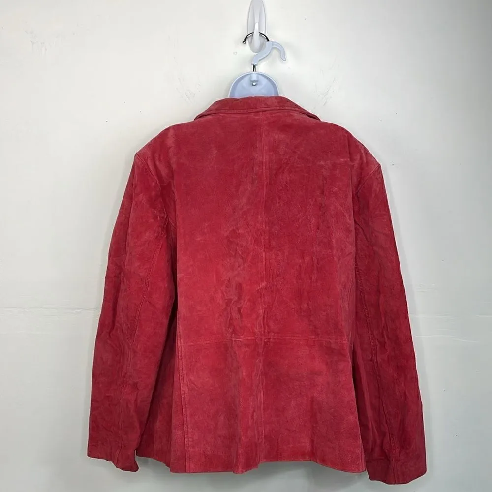 Uniform John Paul Richard Leather Jacket size 2X Red - Image 6