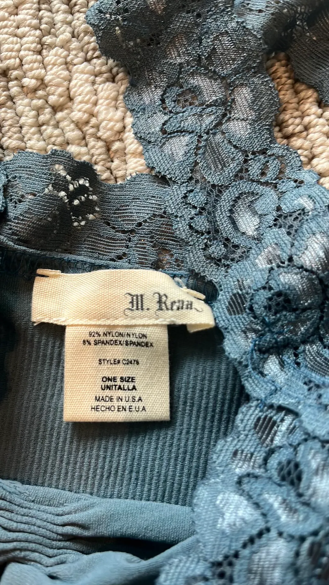 Lacey Tank Blue - Image 3