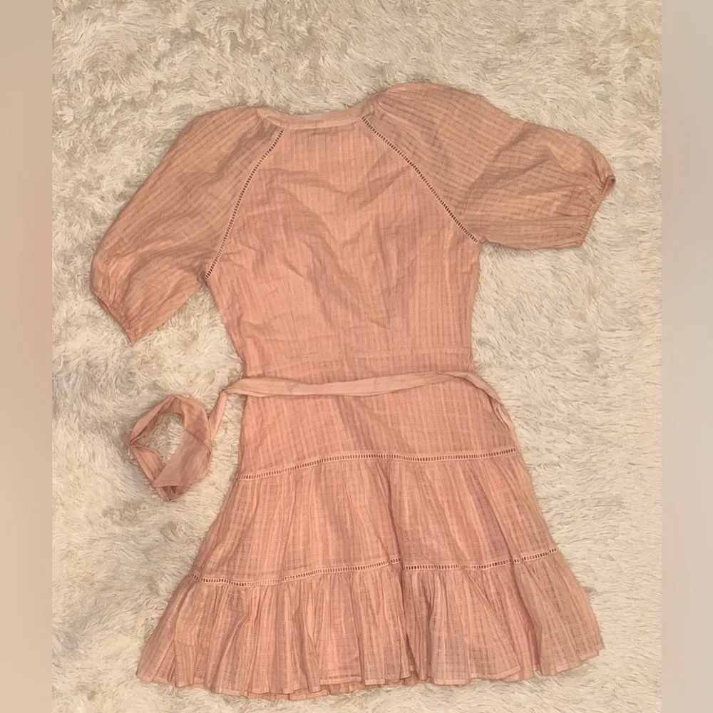 NWOT Veronica Beard Dewey fit and flare Cotton mini Dress in Pink Haze sz 2 - Image 5