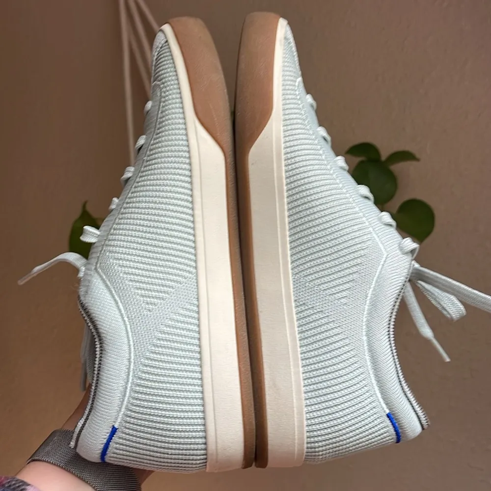 Rothy’s The Lace Up Sneaker Mint Color - Image 5