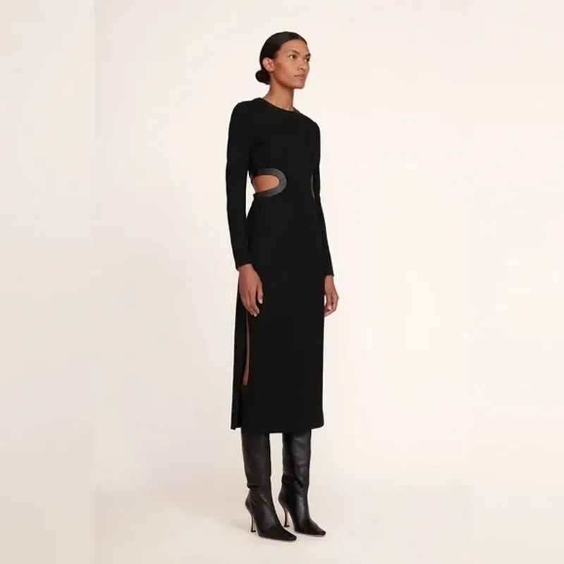 STAUD‎ Dolce Dress Vegan Cutouts NWT - Image 6