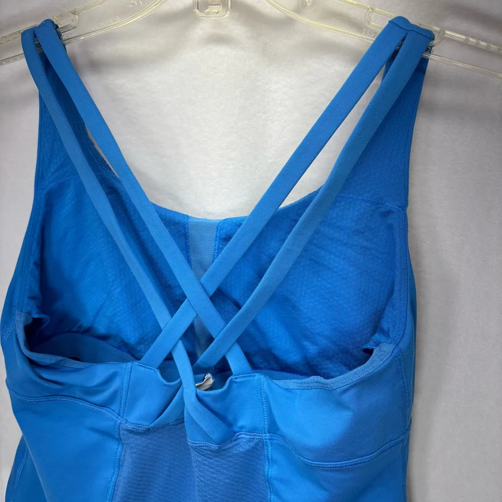Lululemon Athletica Blue Graphic Fitted‎ Tank Top - Image 5