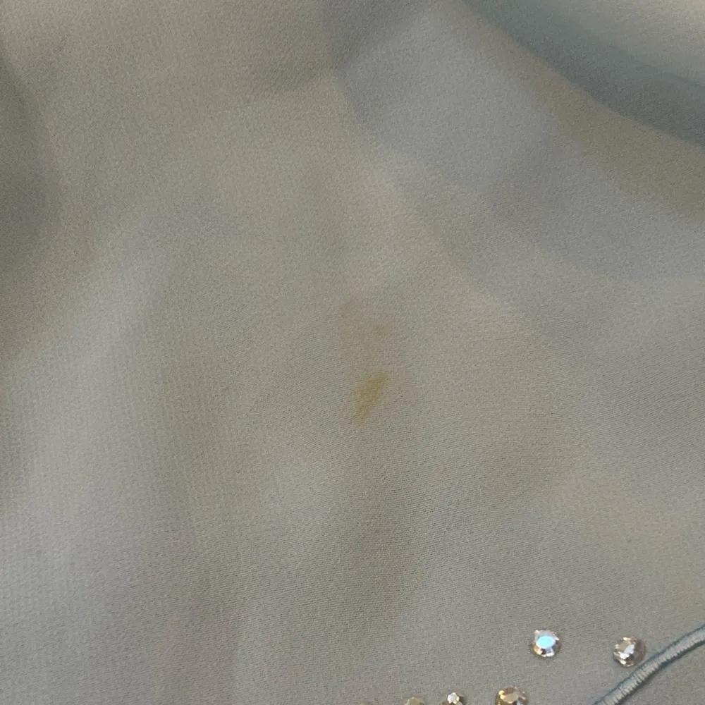 Y2K Fairy Beaded Dress Blue Size M - Image 4