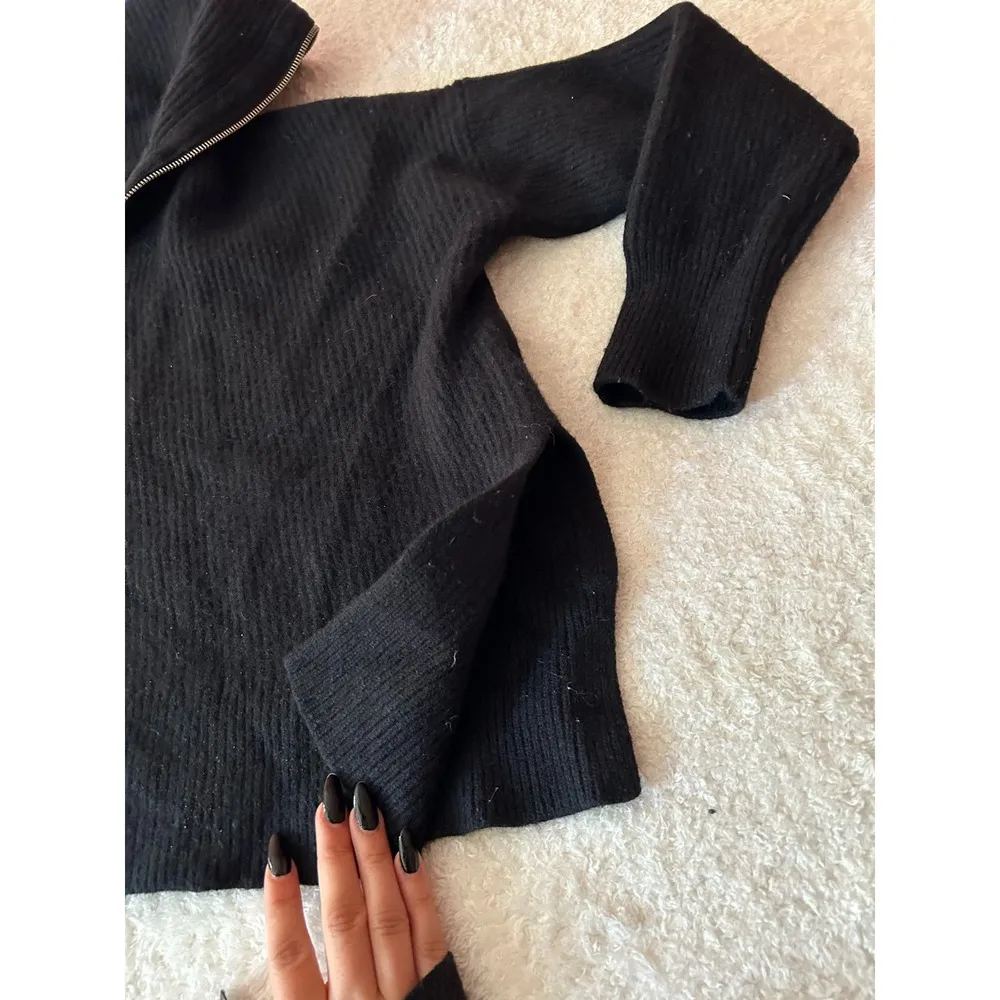 All Saints Wool Black‎ Sweater ( SHRUNK ) - Image 2