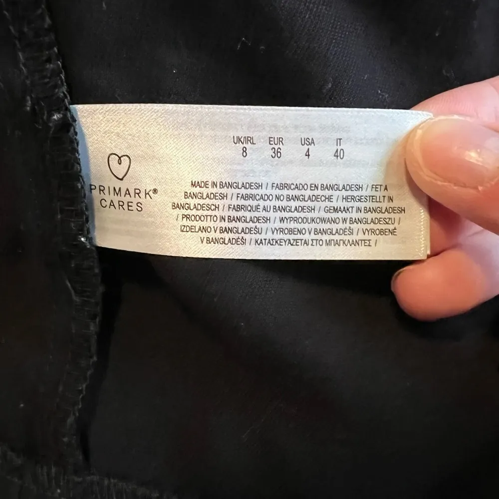 PRIMARK - WOMEN'S BLACK UNLINED OVERSIZED BLAZER JACKET - SIZE 4 - Image 5